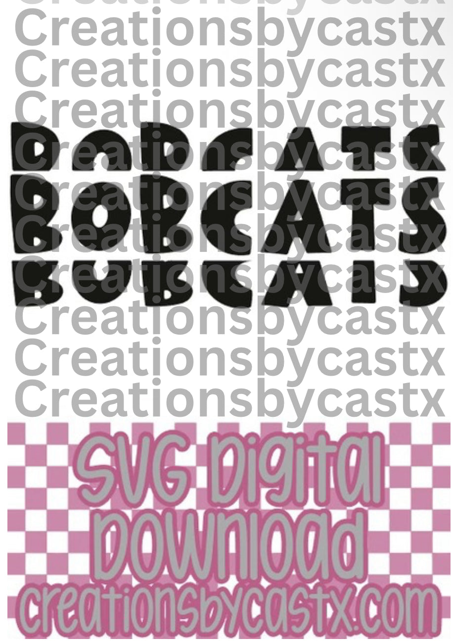 Bobcats X 3 SVG