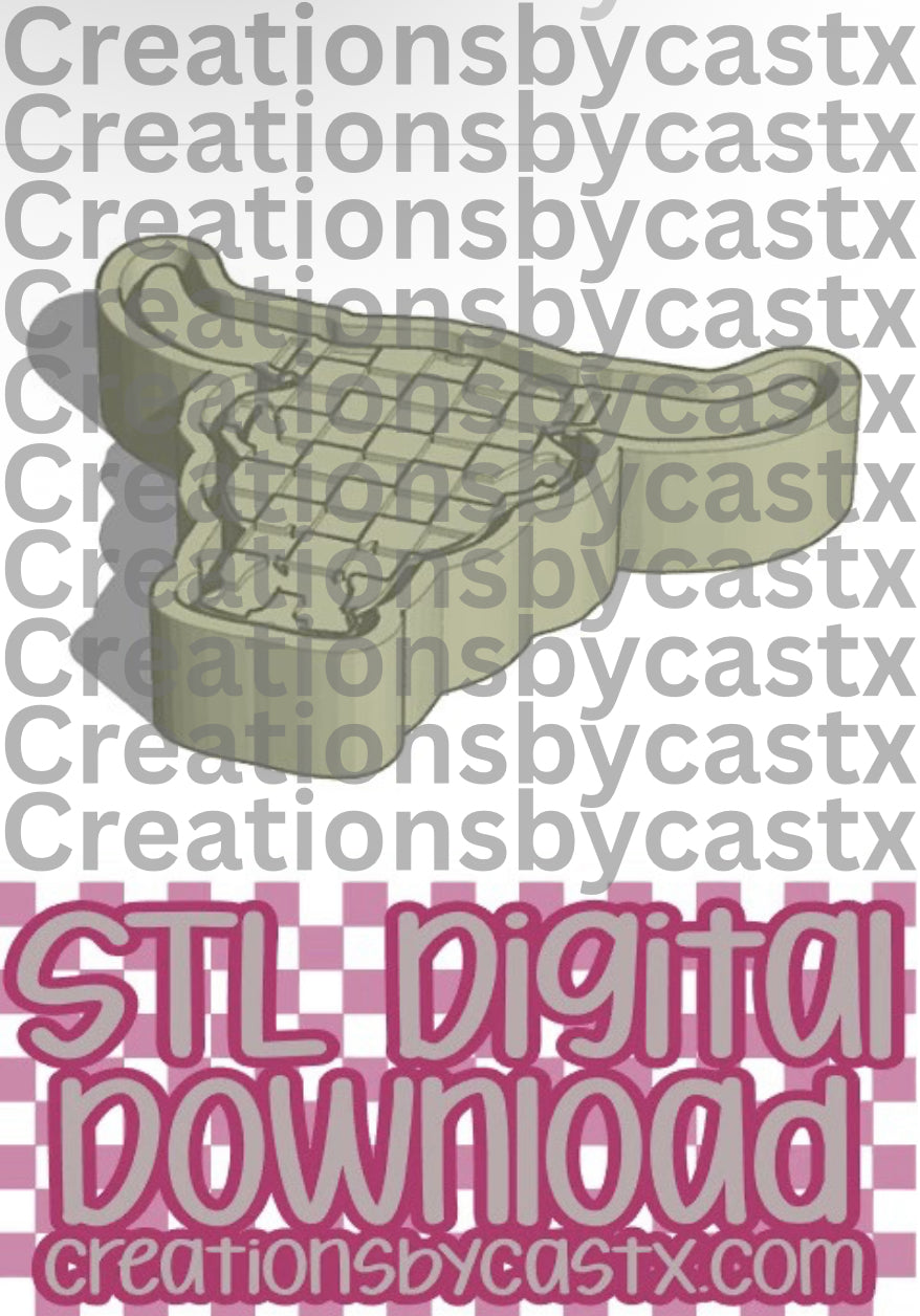 Checkered Bull STL