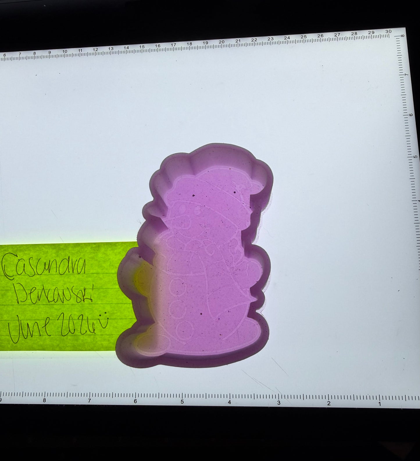 Snowman Destash Mold