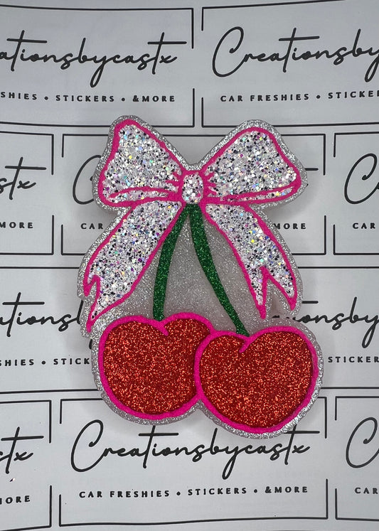 Cherries w/Bow Freshie