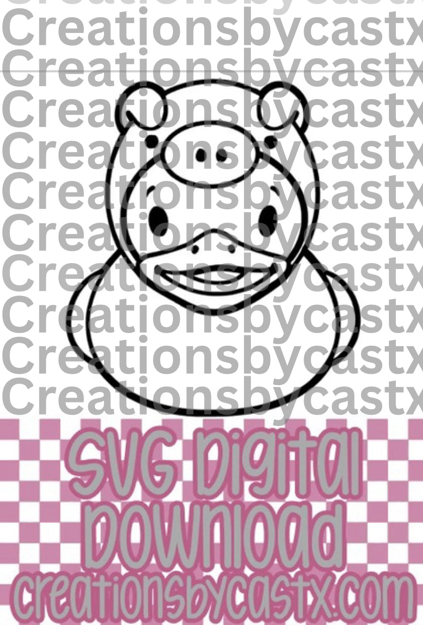 Pig Duck SVG