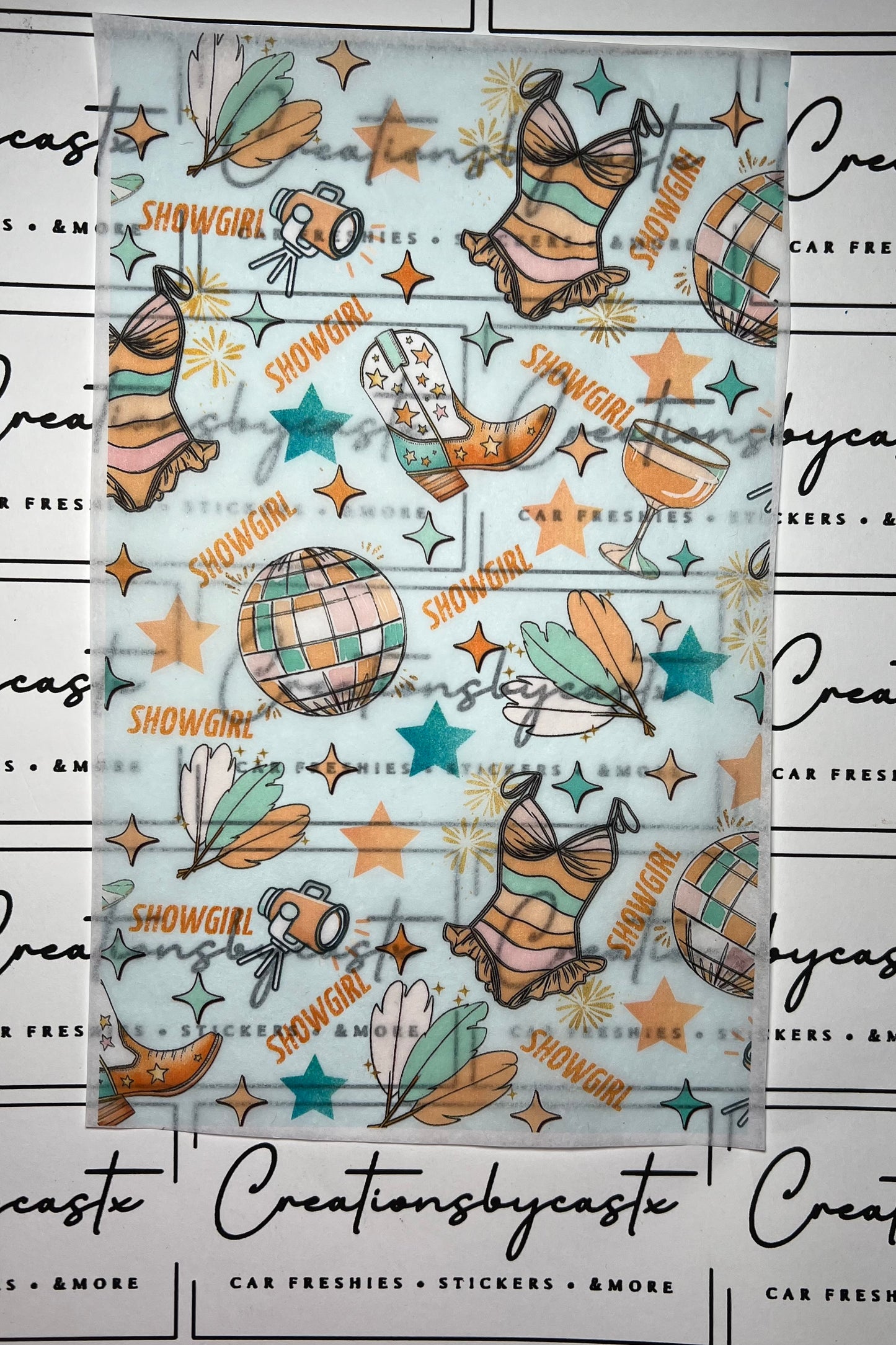 Showgirl Tissue Paper