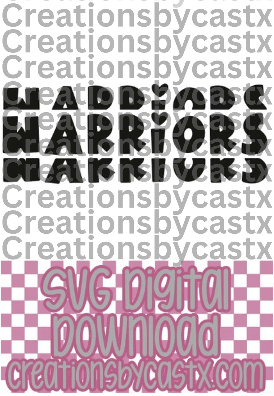 Warriors X 3 SVG