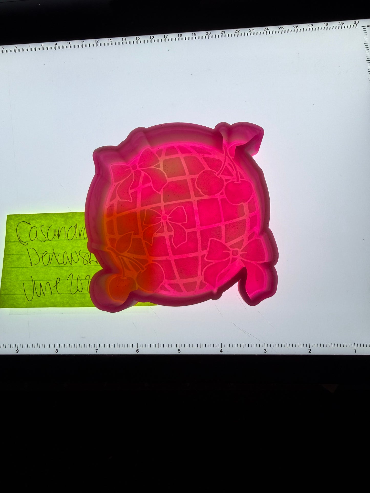Disco Cherry Bow Destash Mold