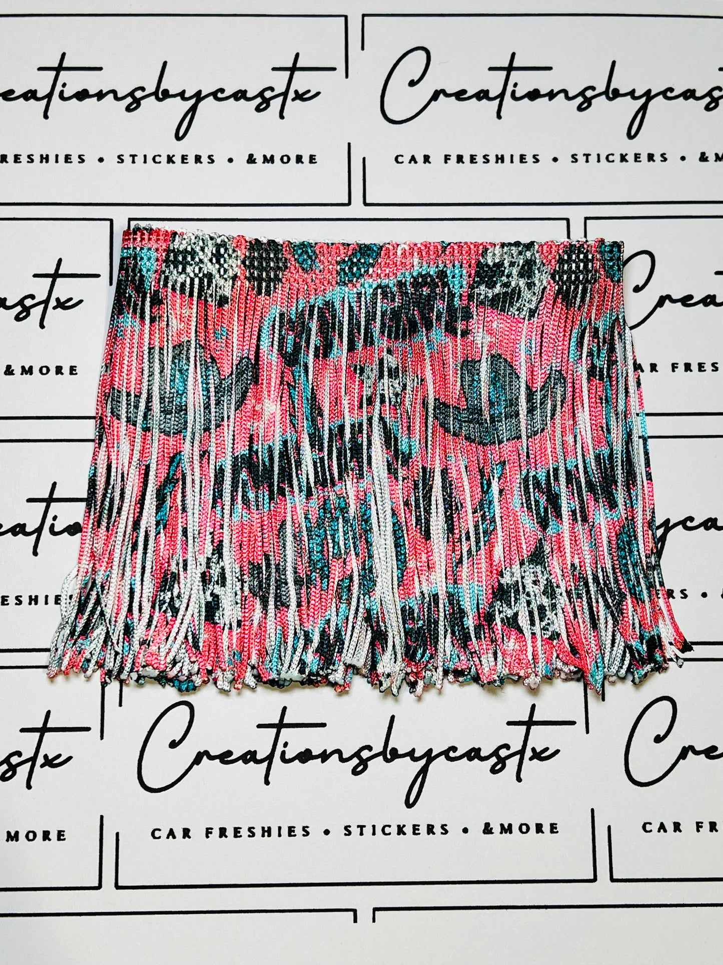 Pink Cowgirl Cowboy Hat Printed Fringe