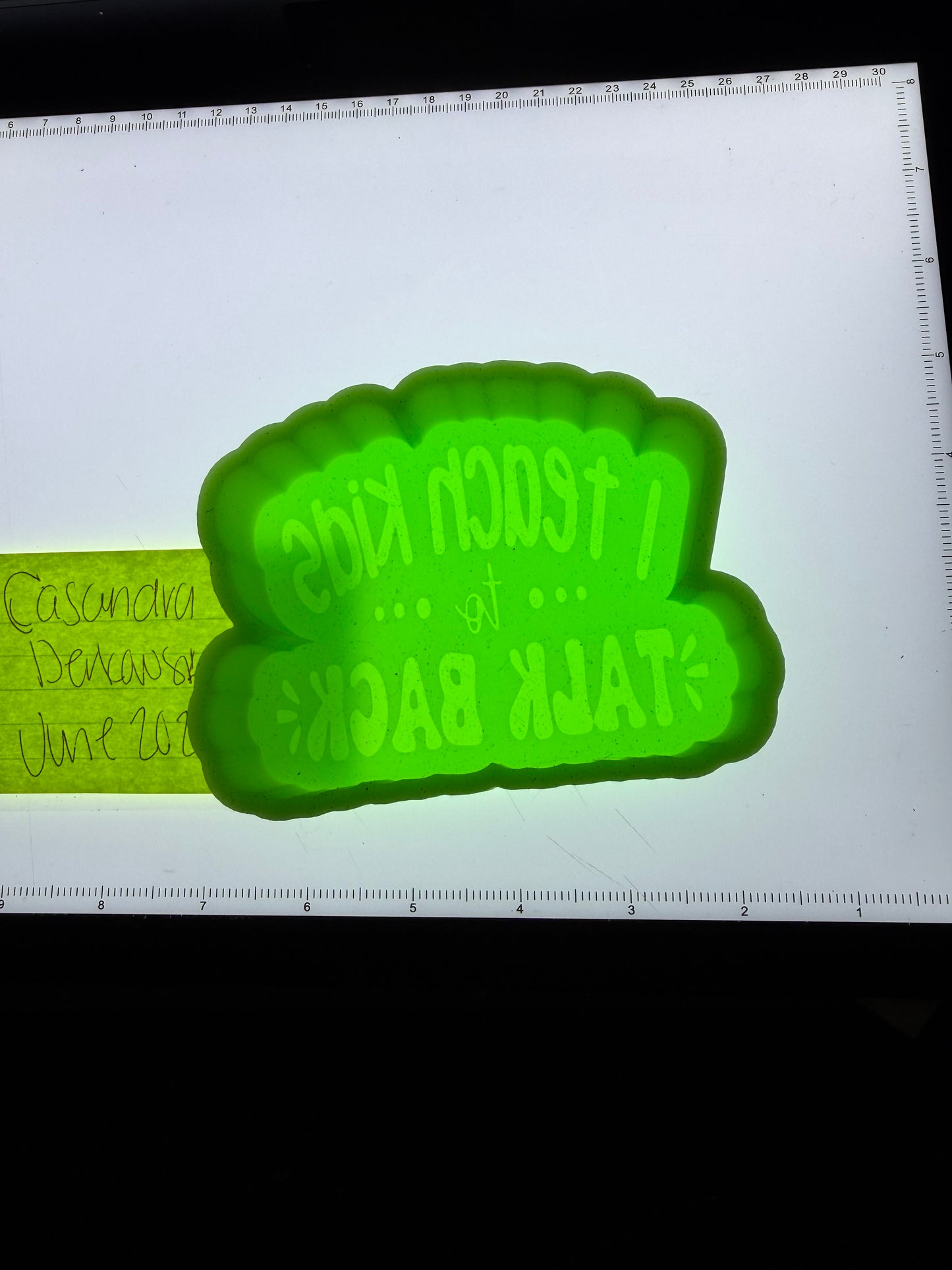 Talk Back Destash Mold