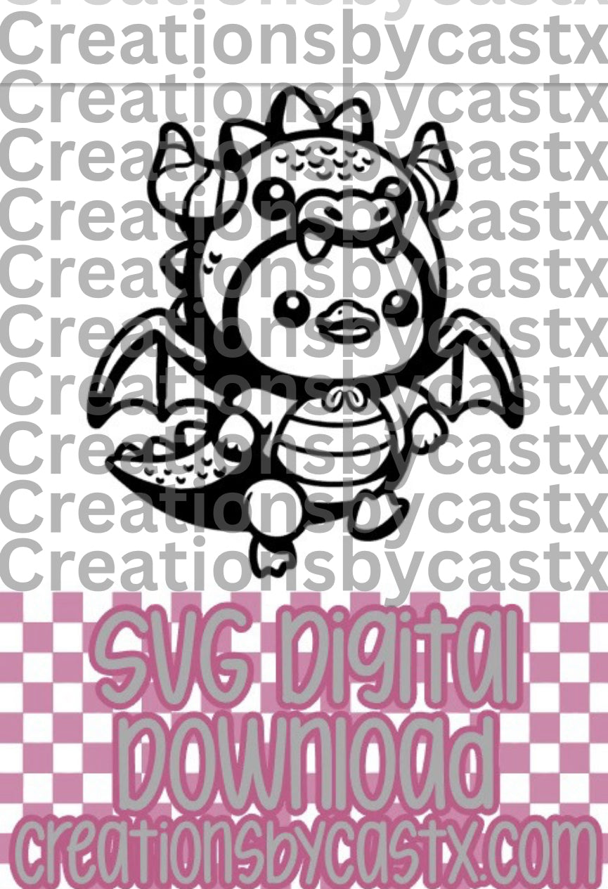 Dragon Duck SVG