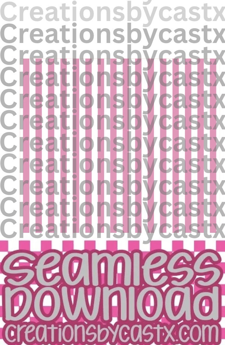 Pink White Stripe Seamless
