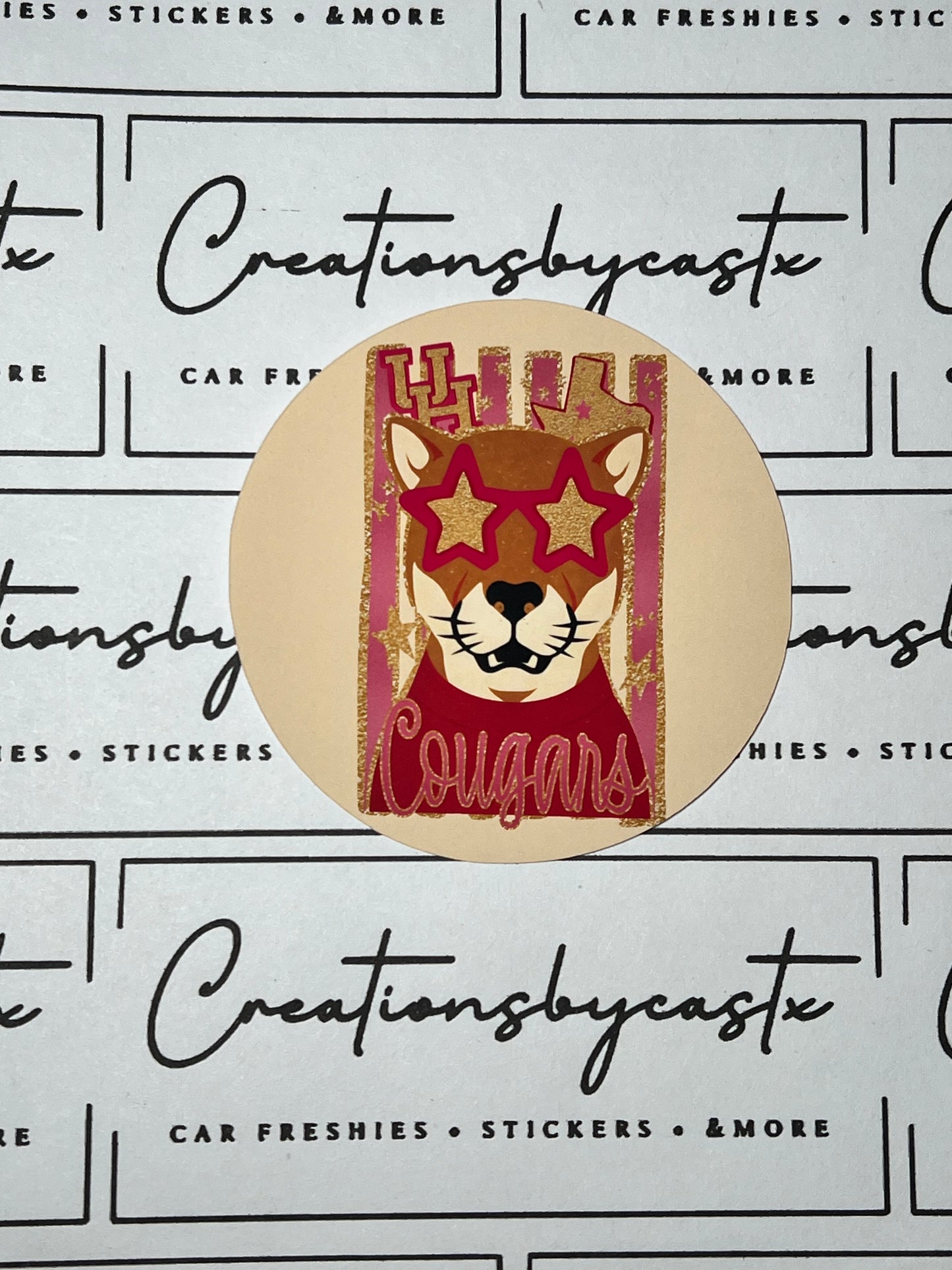Hou C Round Cardstock