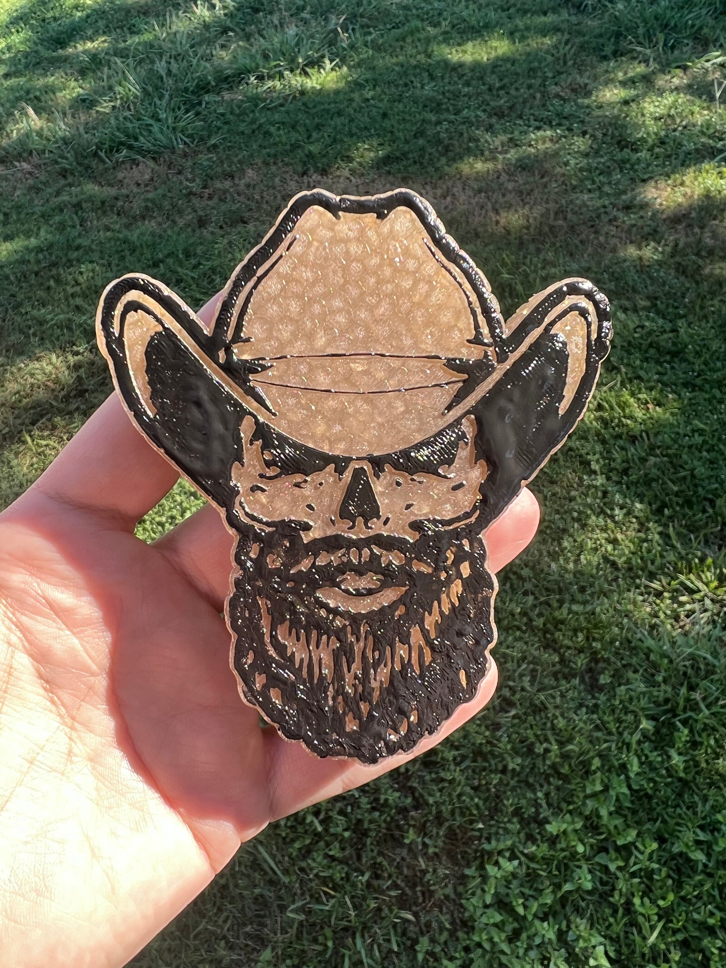 Cowboy Skull Freshie