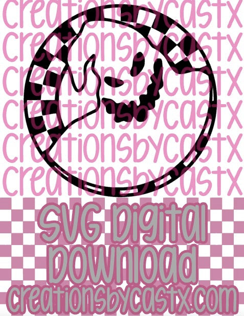 Oog Checkered Circle SVG