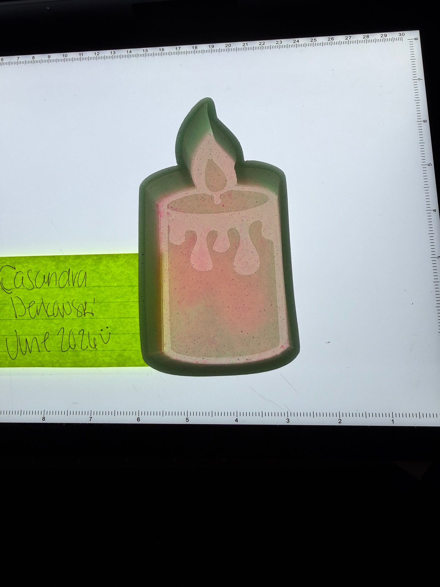 Black Flame Candle Destash Mold
