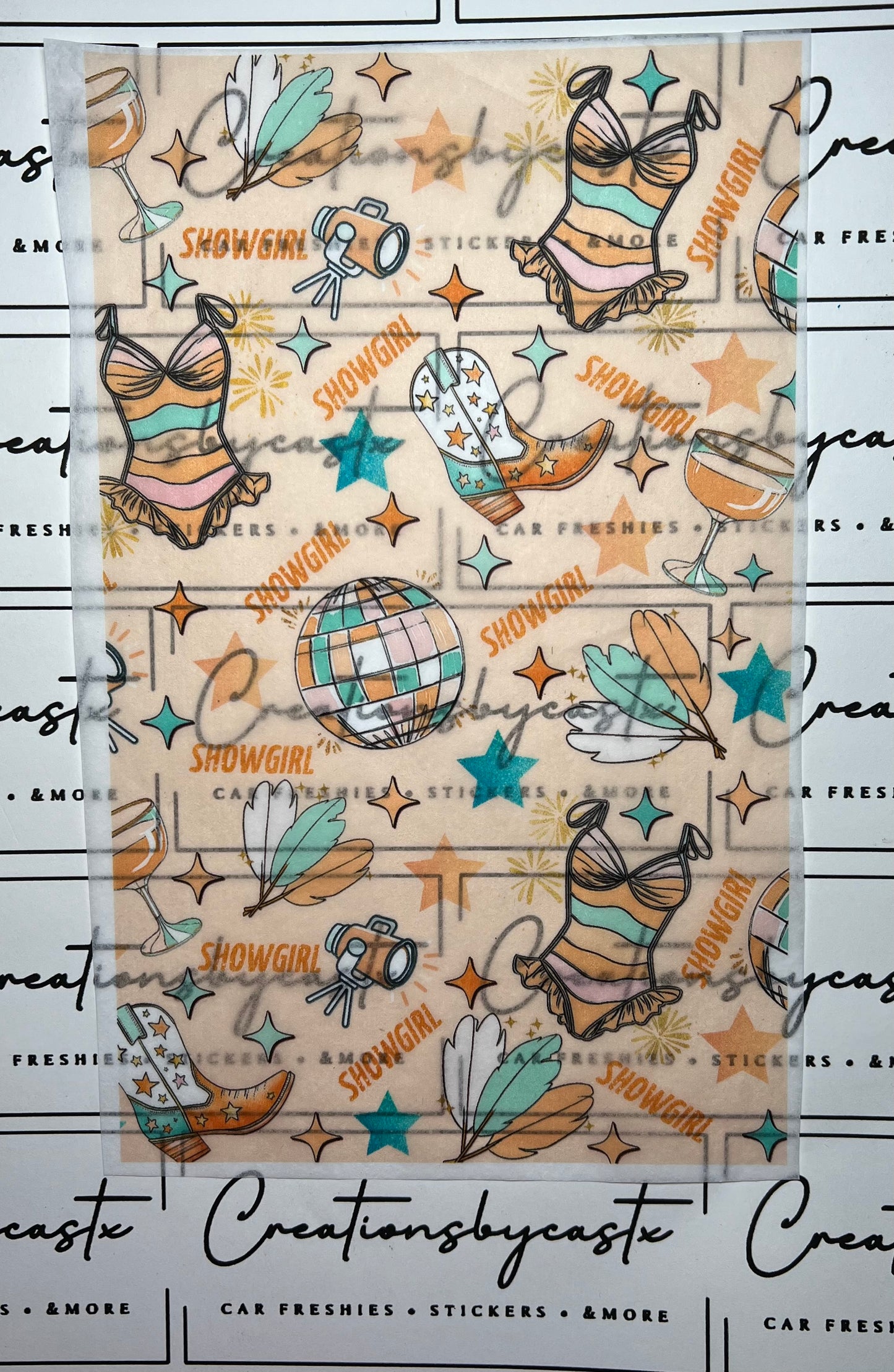 Showgirl Tissue Paper