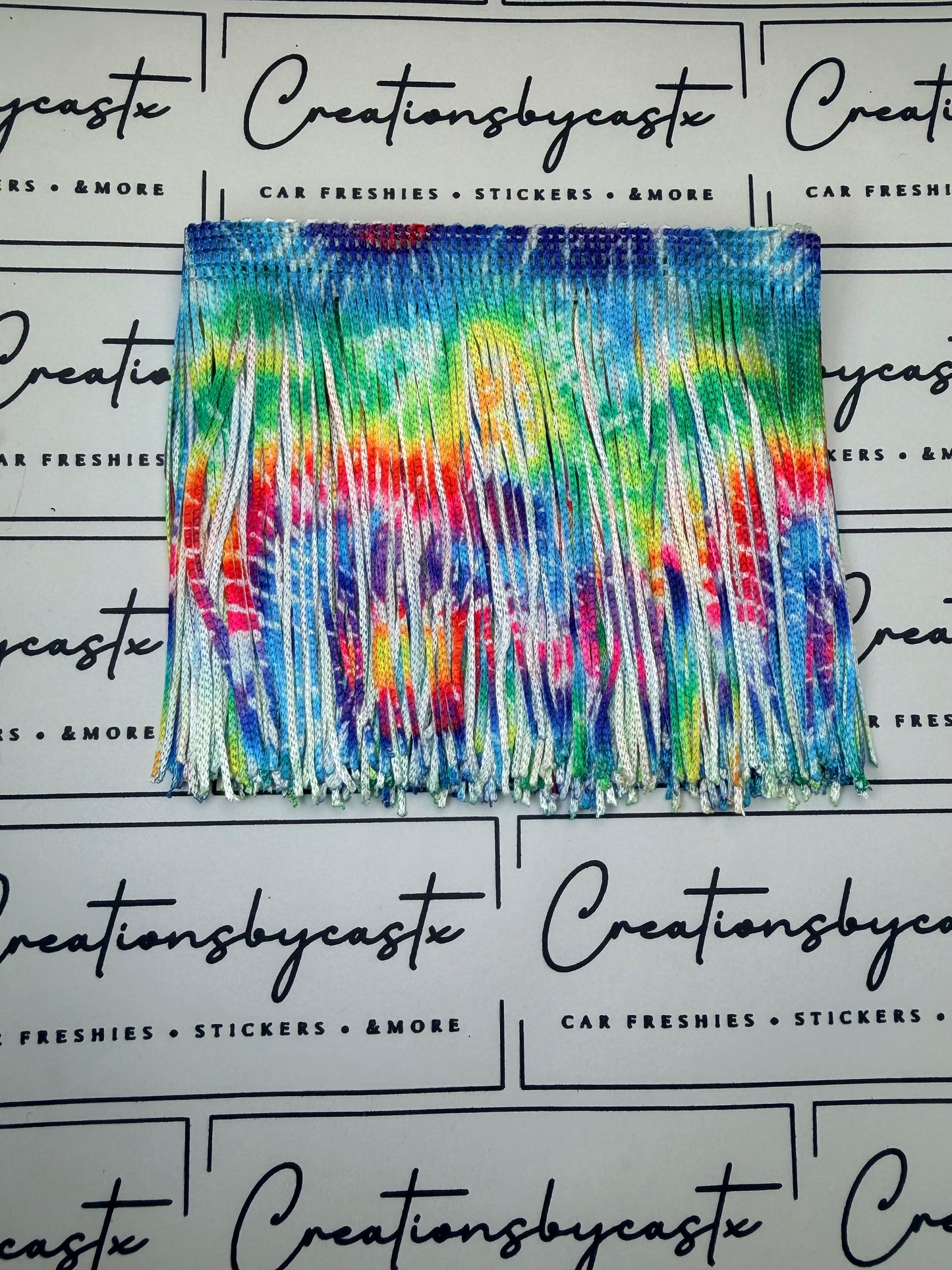 Tie Dye Printed Fringe