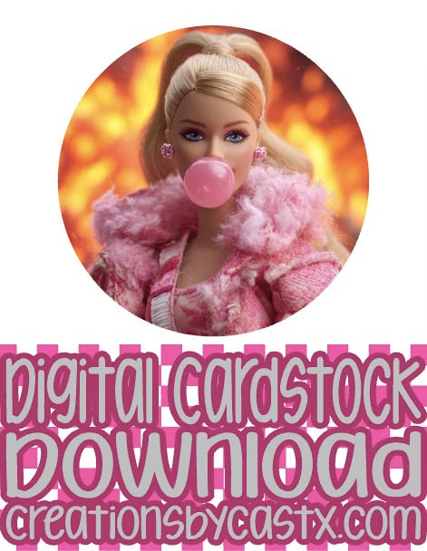 Doll 13 Digital Cardstock