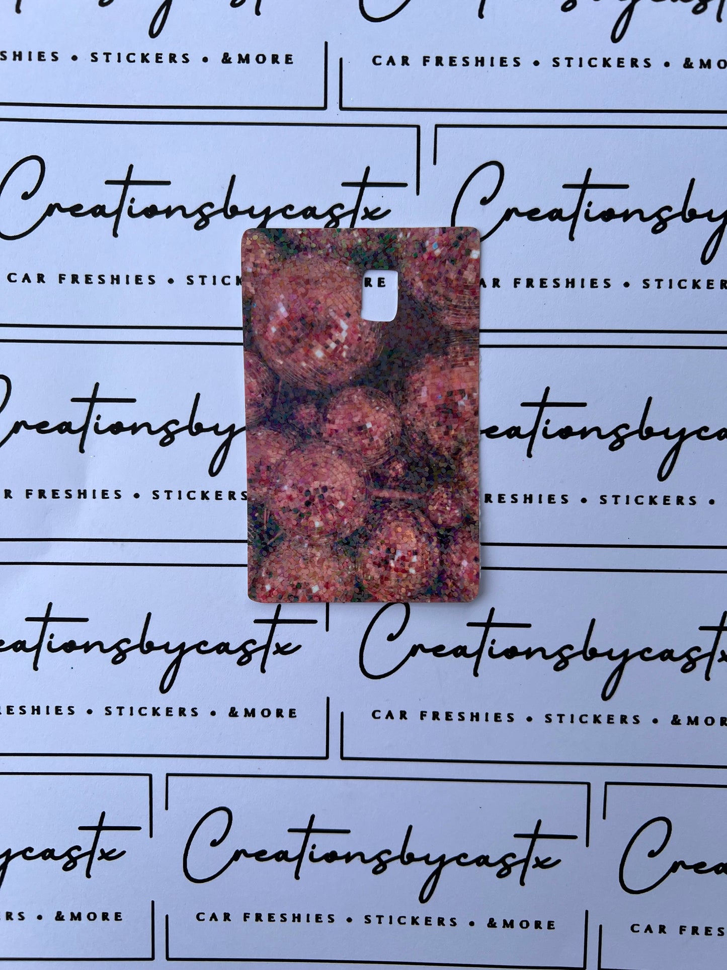 Pink Disco Card Skin