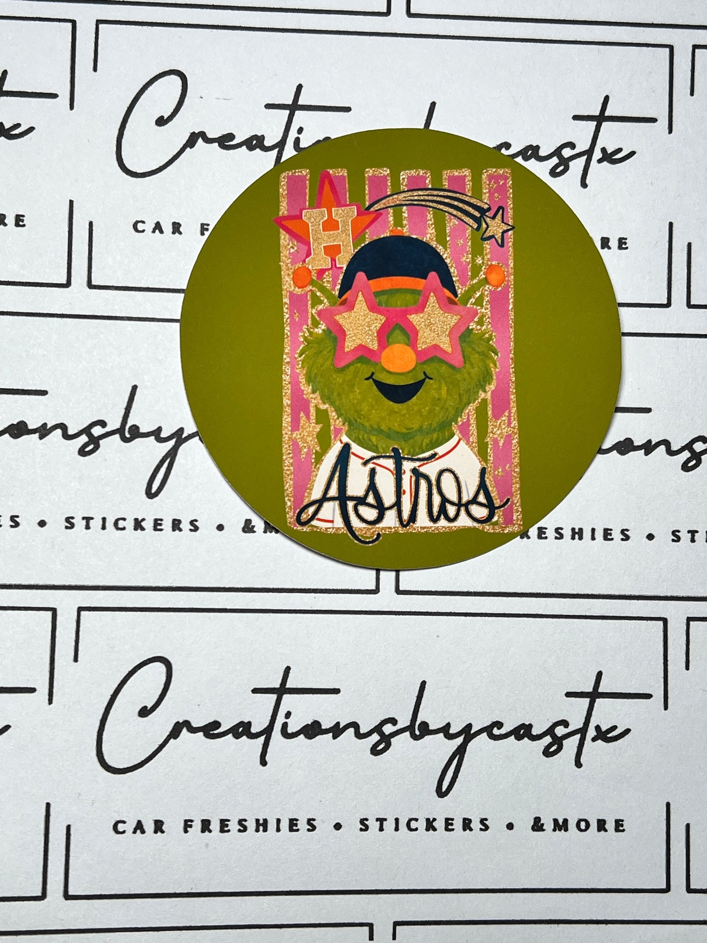 Hou A Round Cardstock