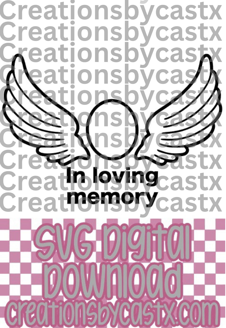 In Loving Memory SVG