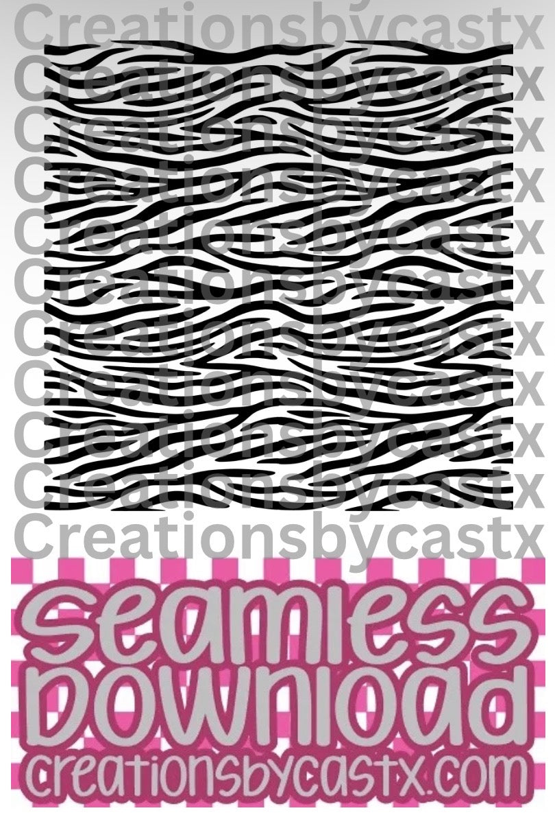 Black White Zebra Seamless