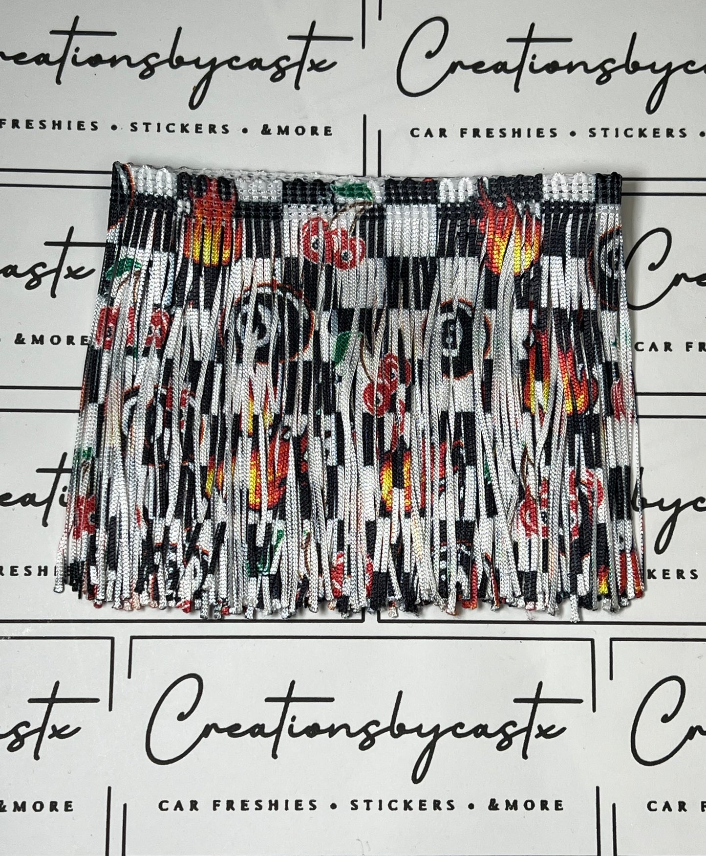 8 Ball Flame Cherries Fringe