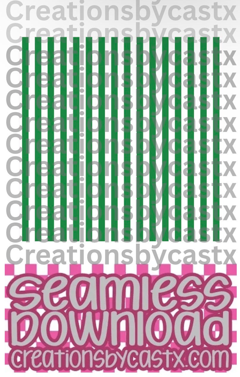 Green White Stripe Seamless