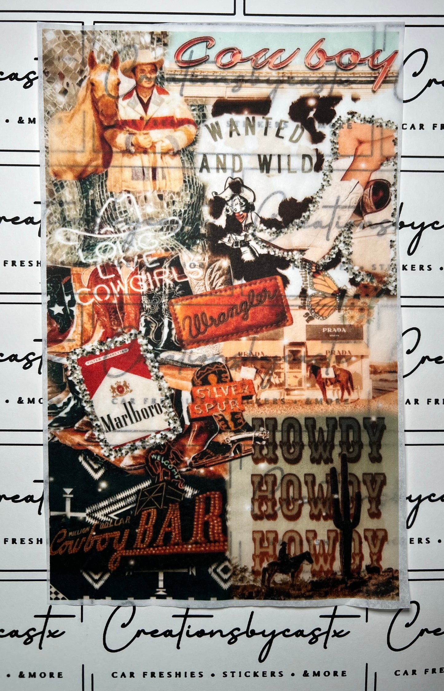 Long Live Cowgirls Tissue Paper