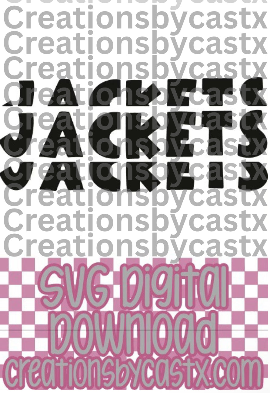 Jackets X 3 SVG