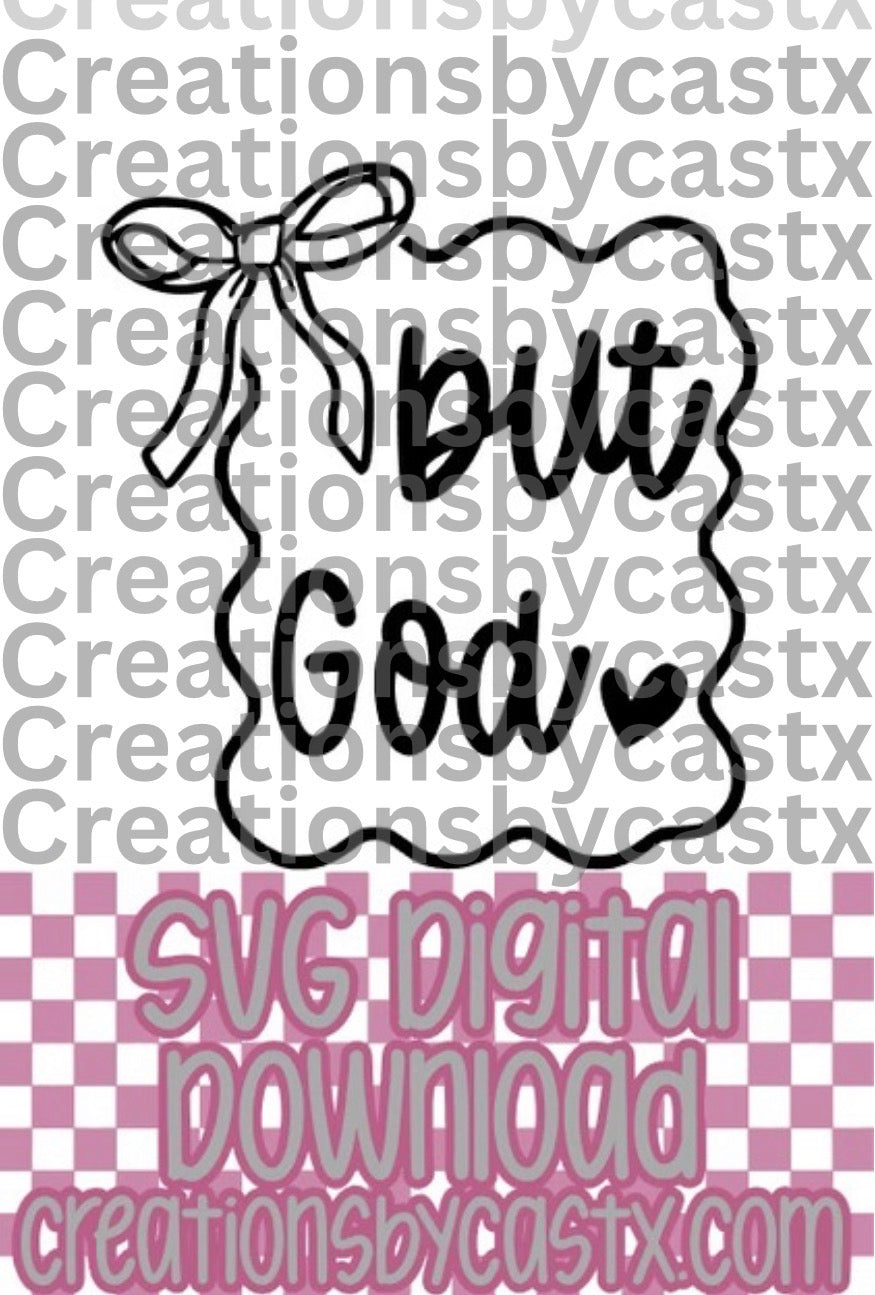 but God Frame SVG