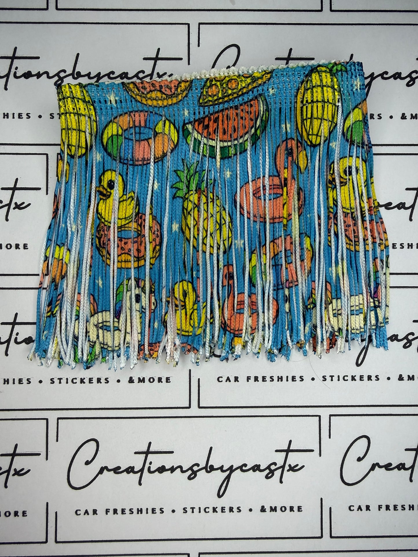 Animal Floatie Printed Fringe