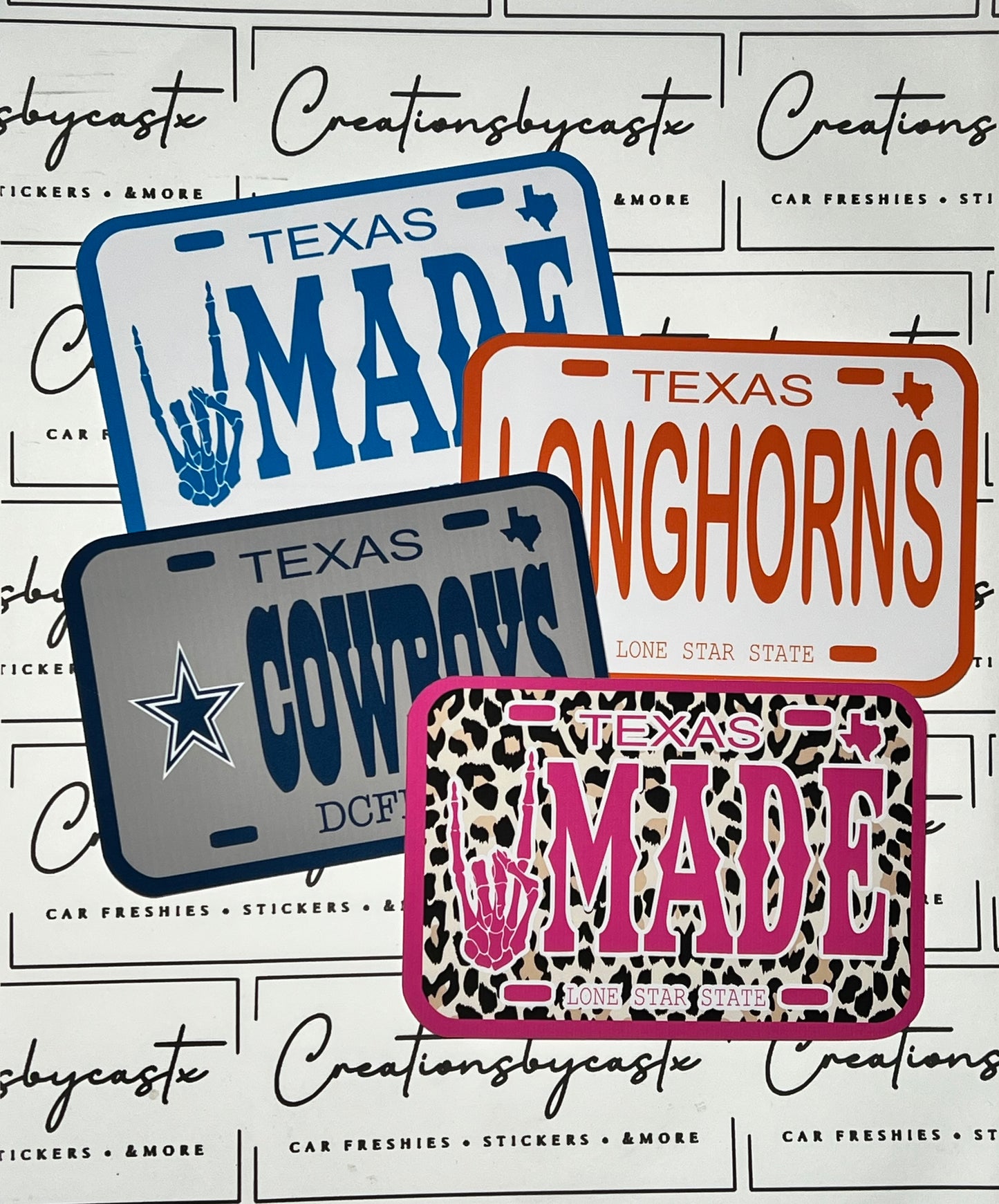 License Plate Cardstock