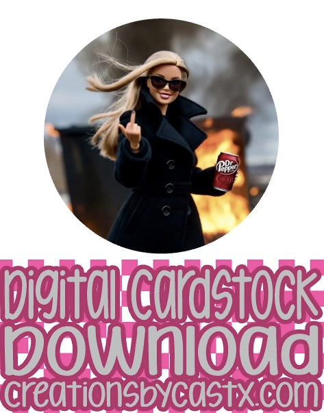 Doll 7 Digital Cardstock