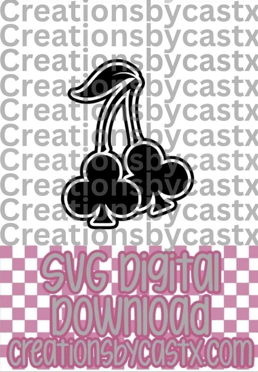 Club Cherries SVG
