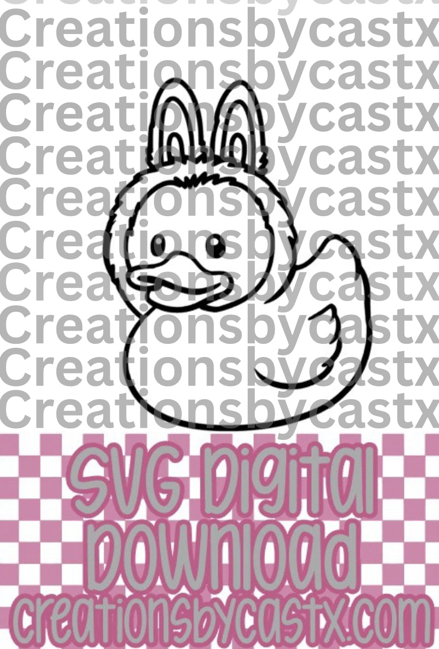 LBB Duck Side SVG