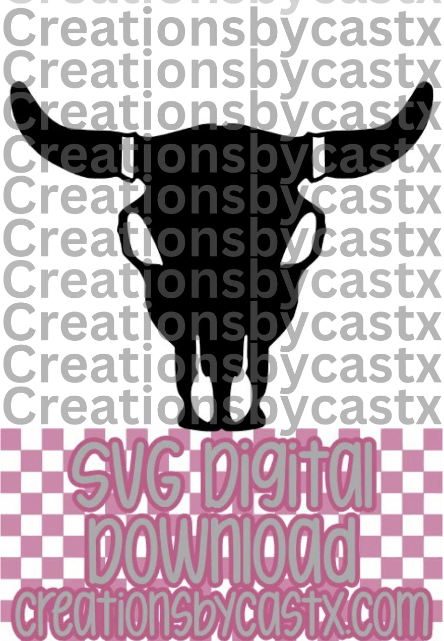 Plain Bull w Face SVG