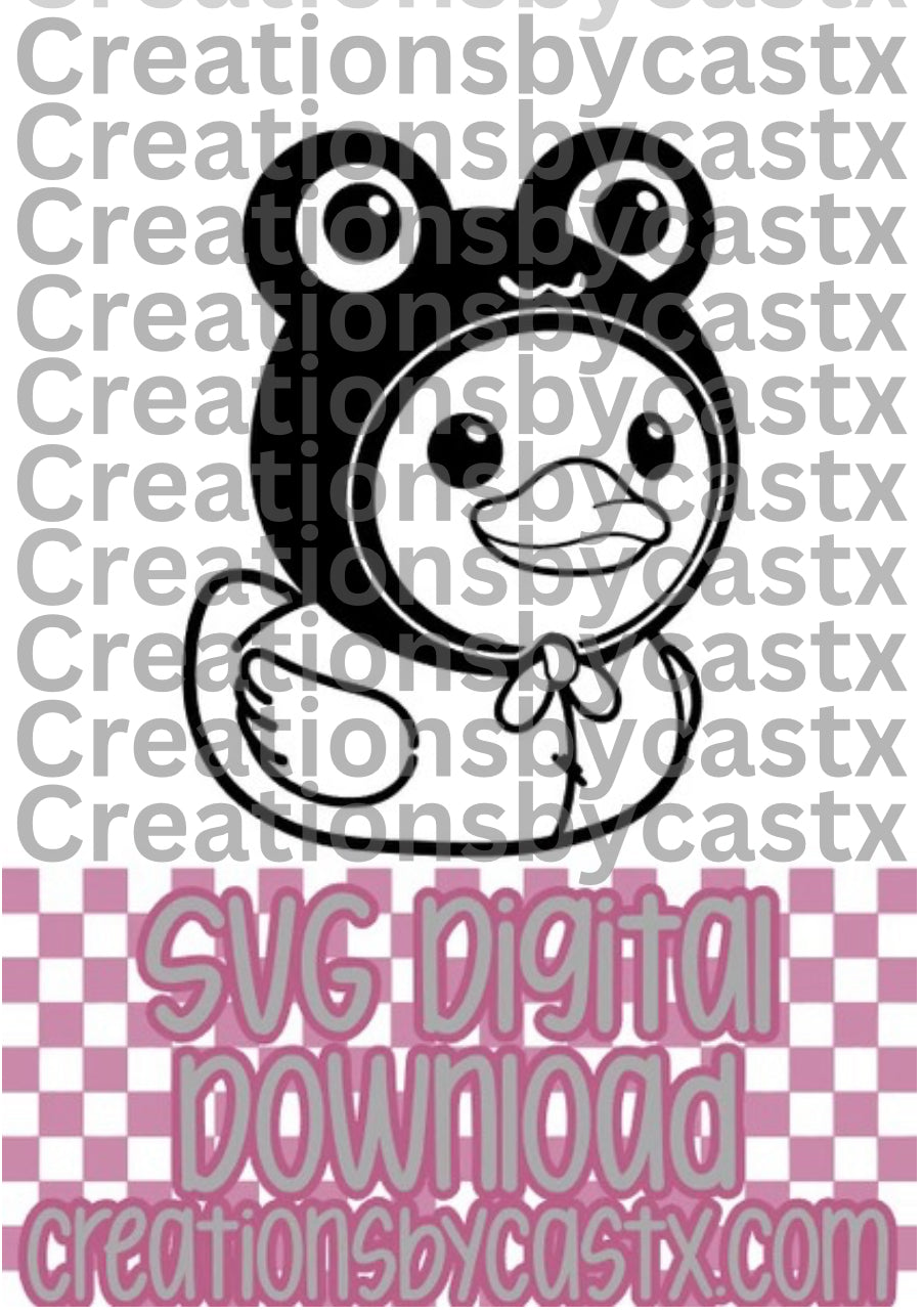 Frog Duck SVG