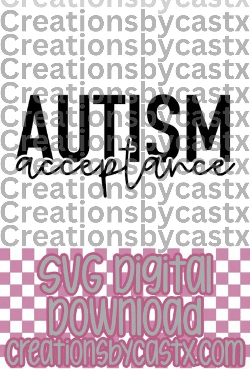 Autism Acceptance SVG