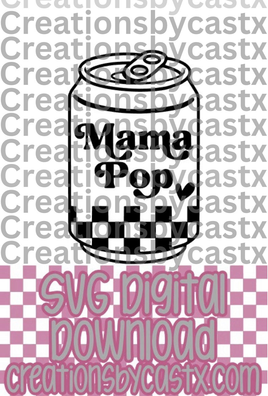 Mama Pop Can SVG