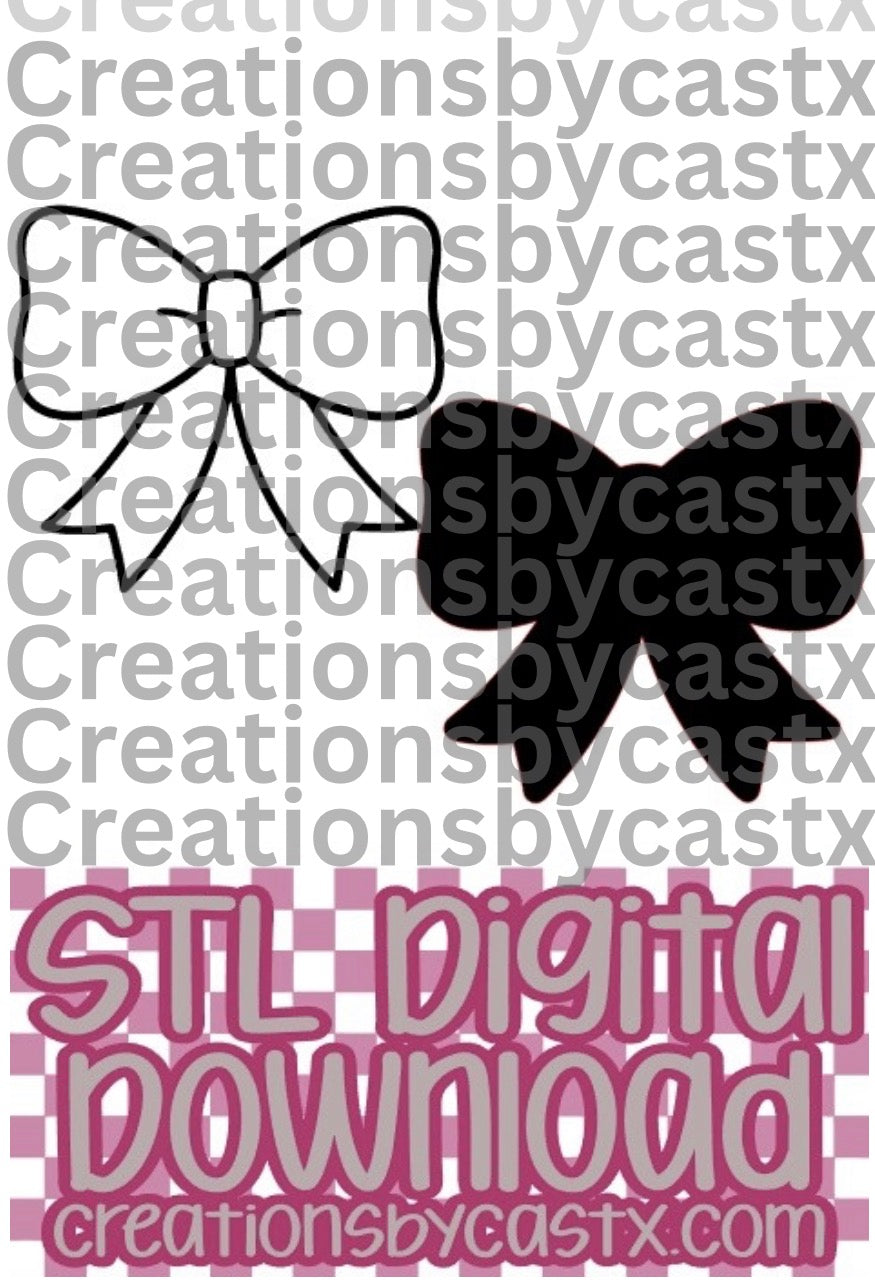 Cardstock Bow w/Offset SVG