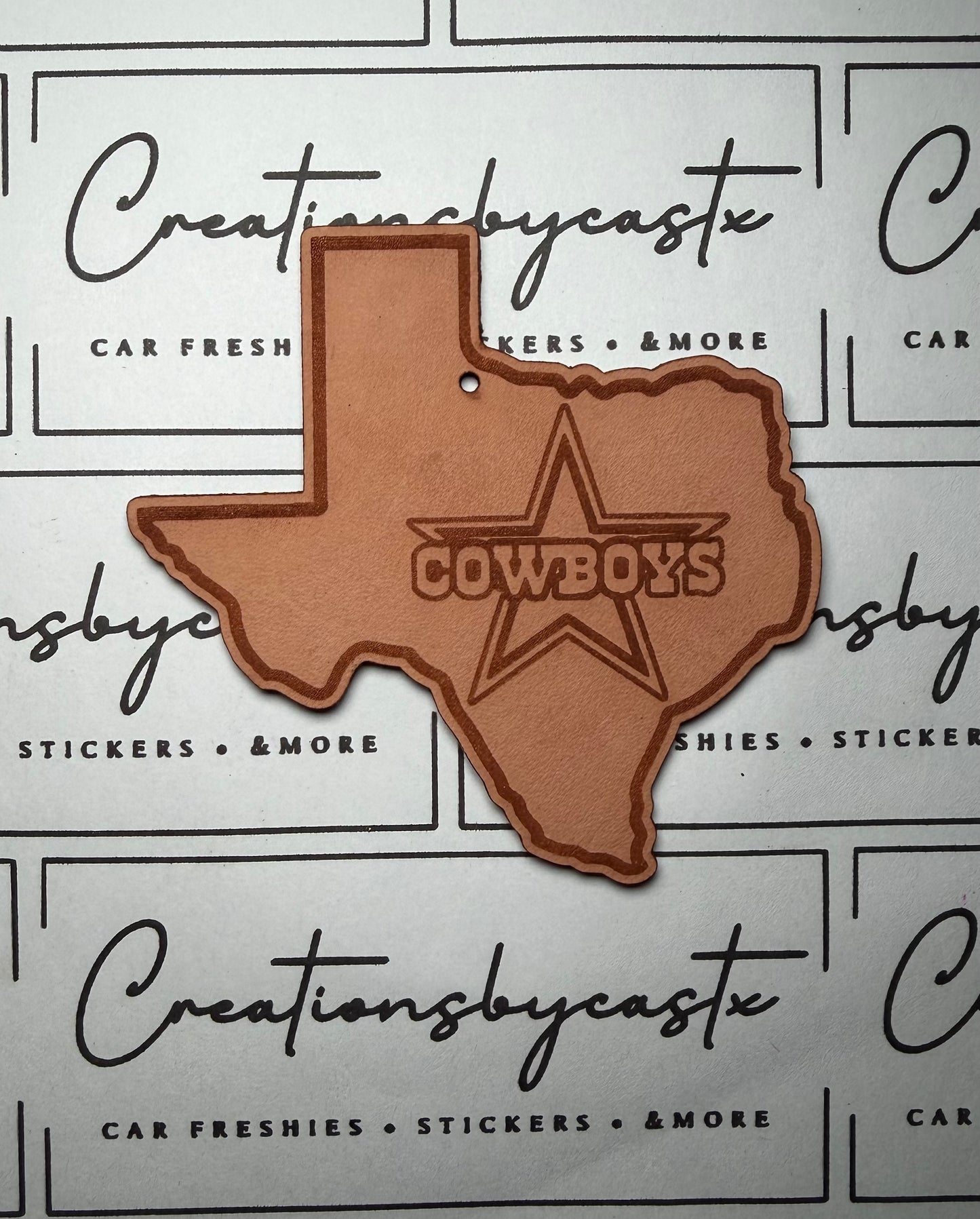 Texas DC Unscented Leather Freshie