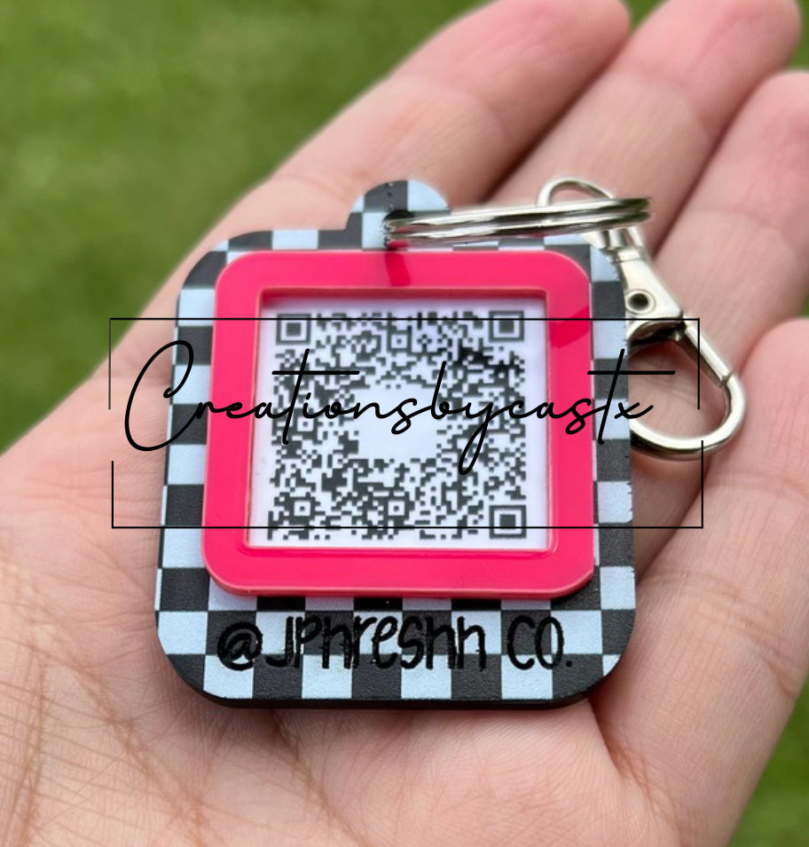 QR Keychain