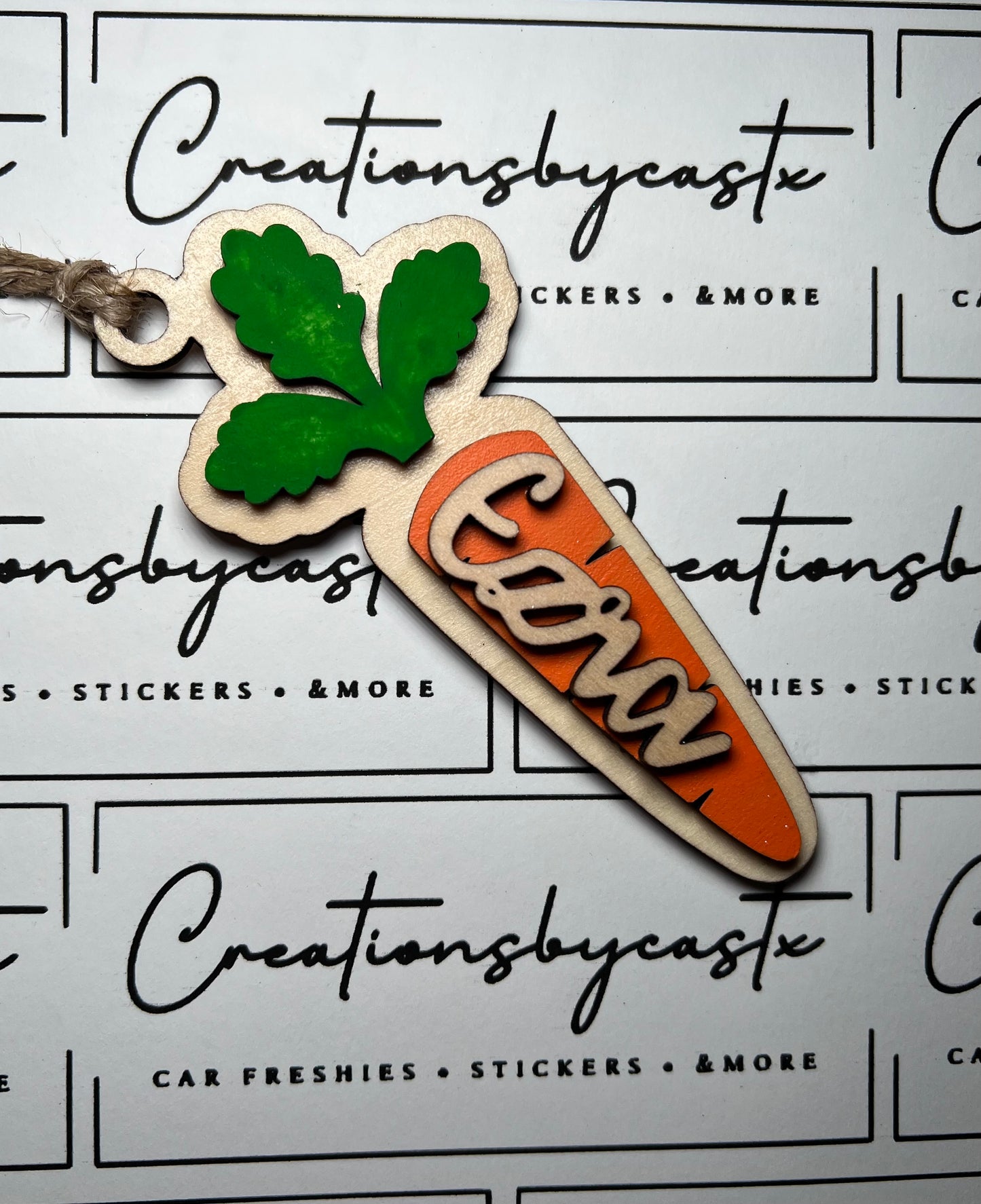 Easter Carrot Tag