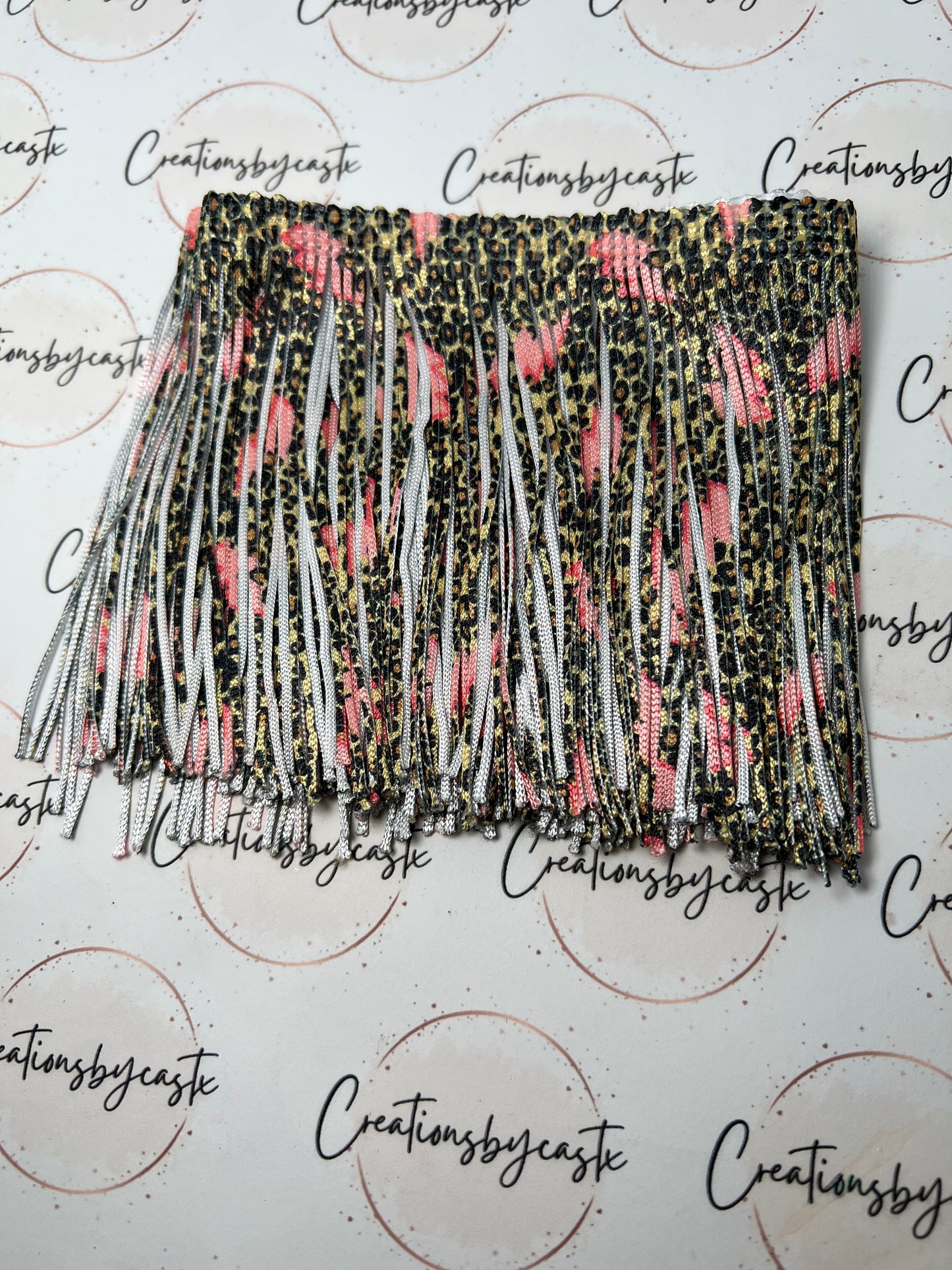 Leopard Bolt Fringe