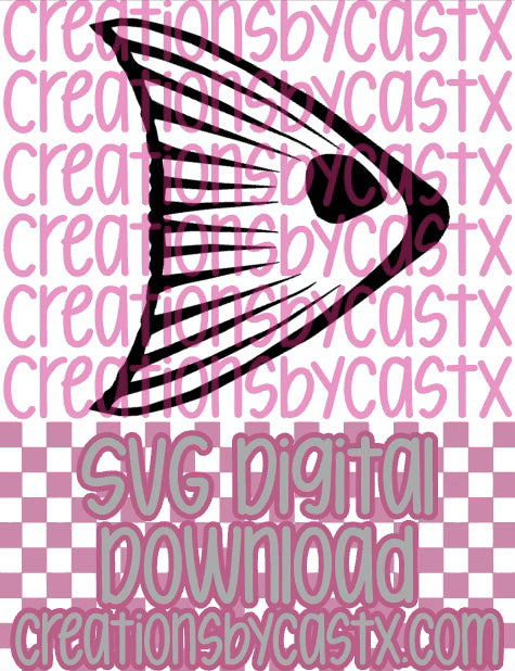 Redfish Tail SVG
