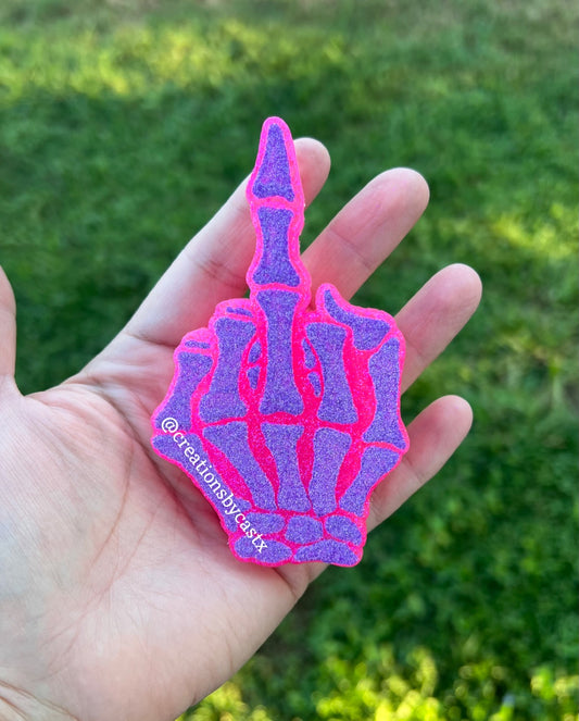 Skelly Middle Finger Freshie