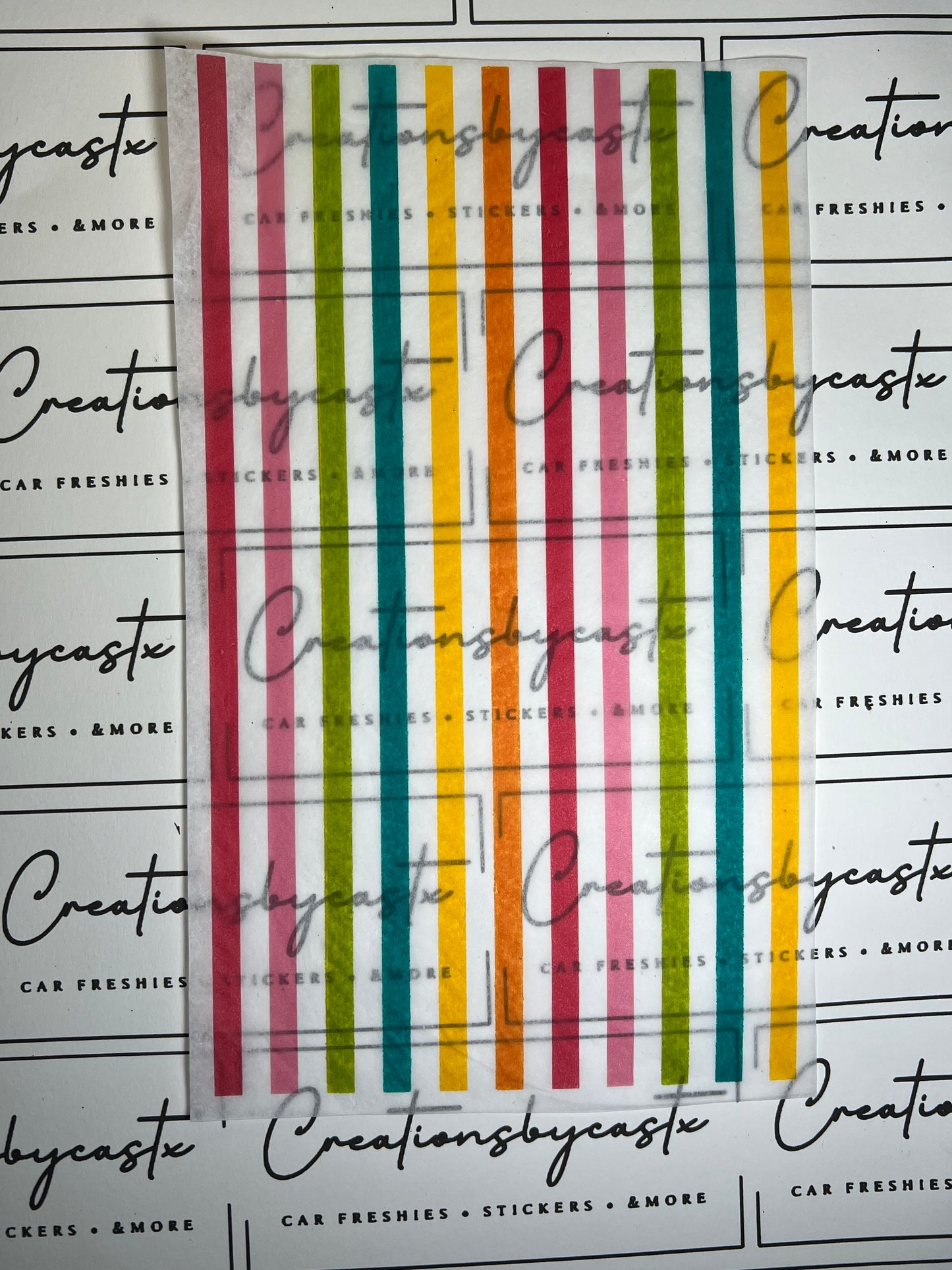 Pastel Stripe Tissue Paper