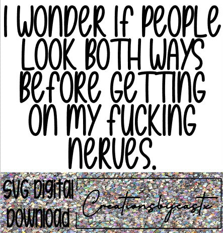 Look Both Ways SVG