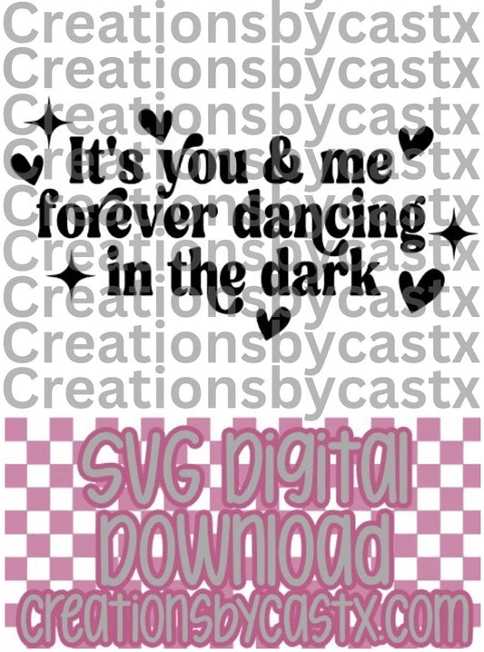 Dancing In The Dark SVG