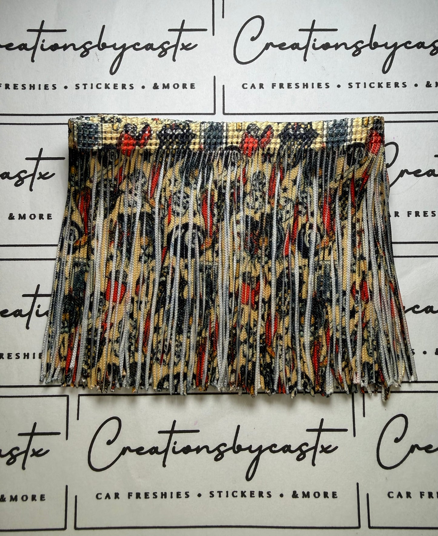 Small Tan Tiger Fringe - RTS