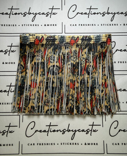 Small Tan Tiger Fringe - RTS