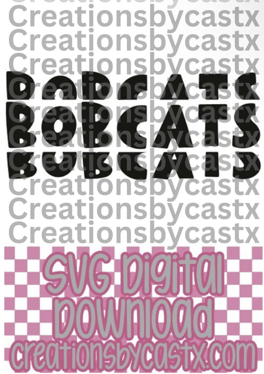Bobcats X 3 SVG